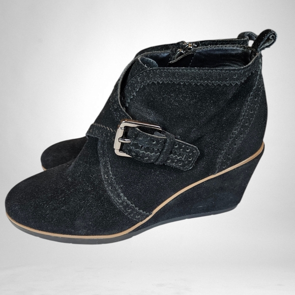 Franco Sarto Black Zip-up Booties - Picture 2 of 10